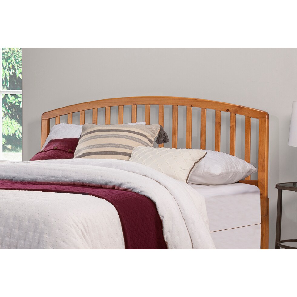 daliah light brown full queen headboard   