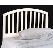 daliah white full queen headboard   