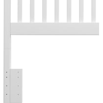 daliah white full queen headboard   