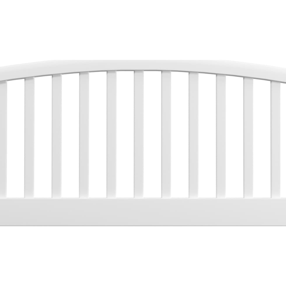 daliah white full queen headboard   