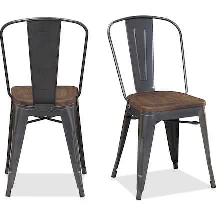 Dalles Set of 2  Metal Chairs