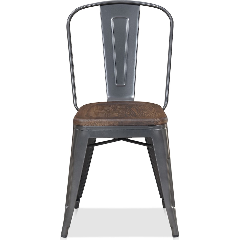 dalles metal dining chair   