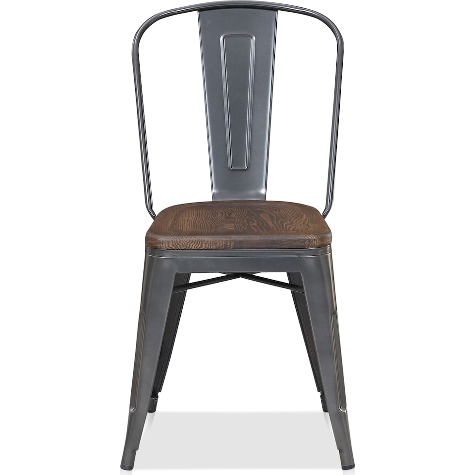 dalles metal dining chair   