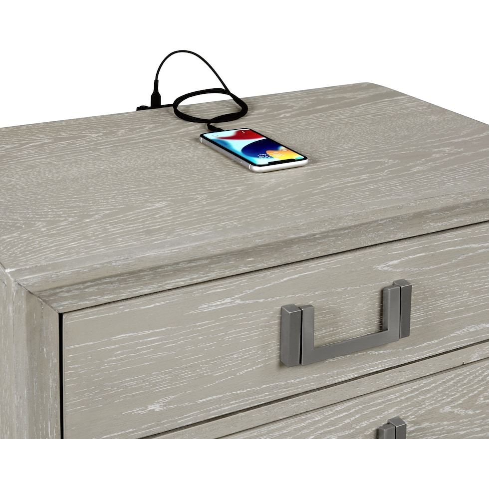 dalton gray nightstand   