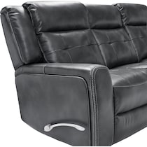 damen gray  pc manual reclining living room   