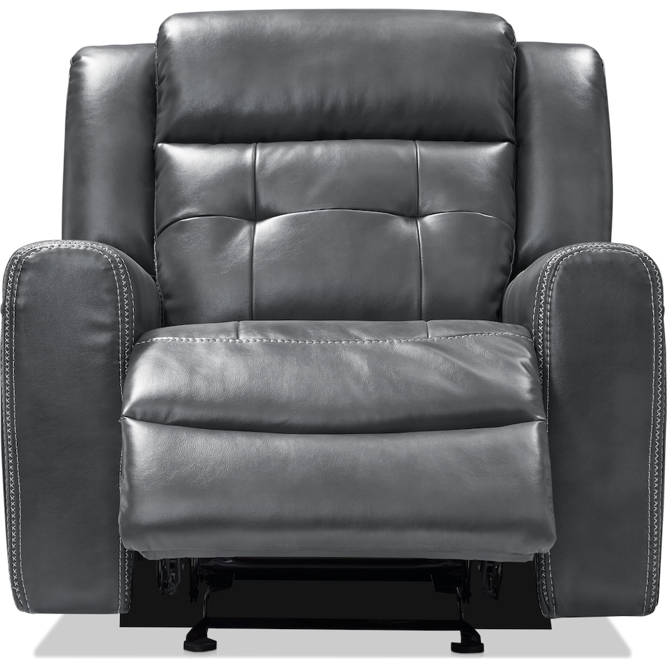 damen gray  pc power reclining living room   