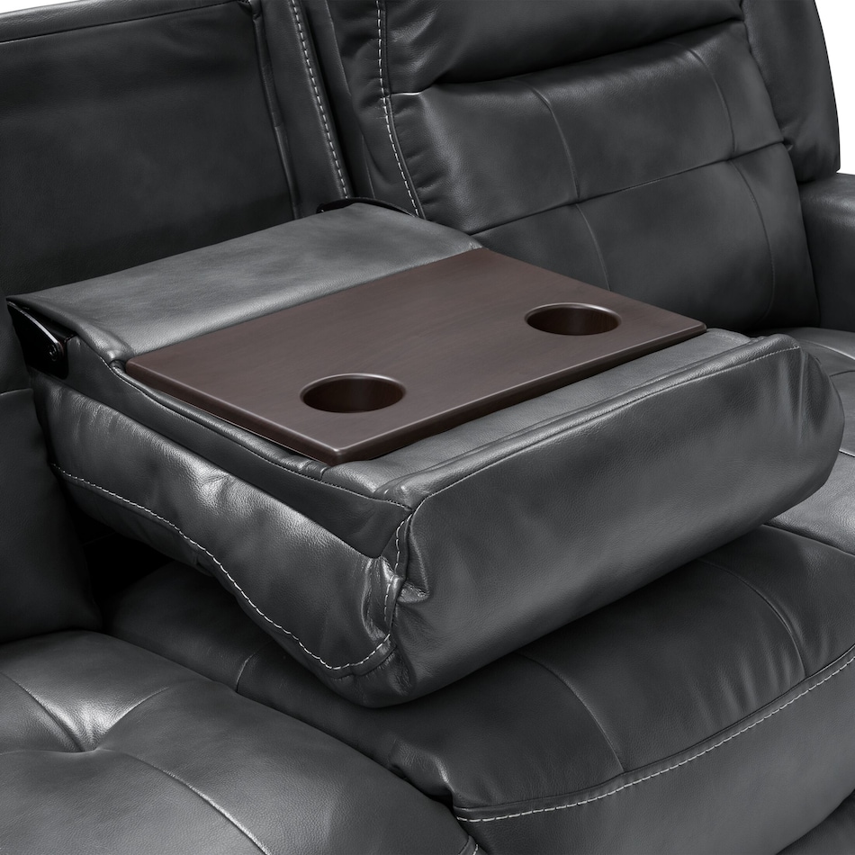damen gray  pc power reclining living room   