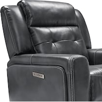 damen gray  pc power reclining living room   