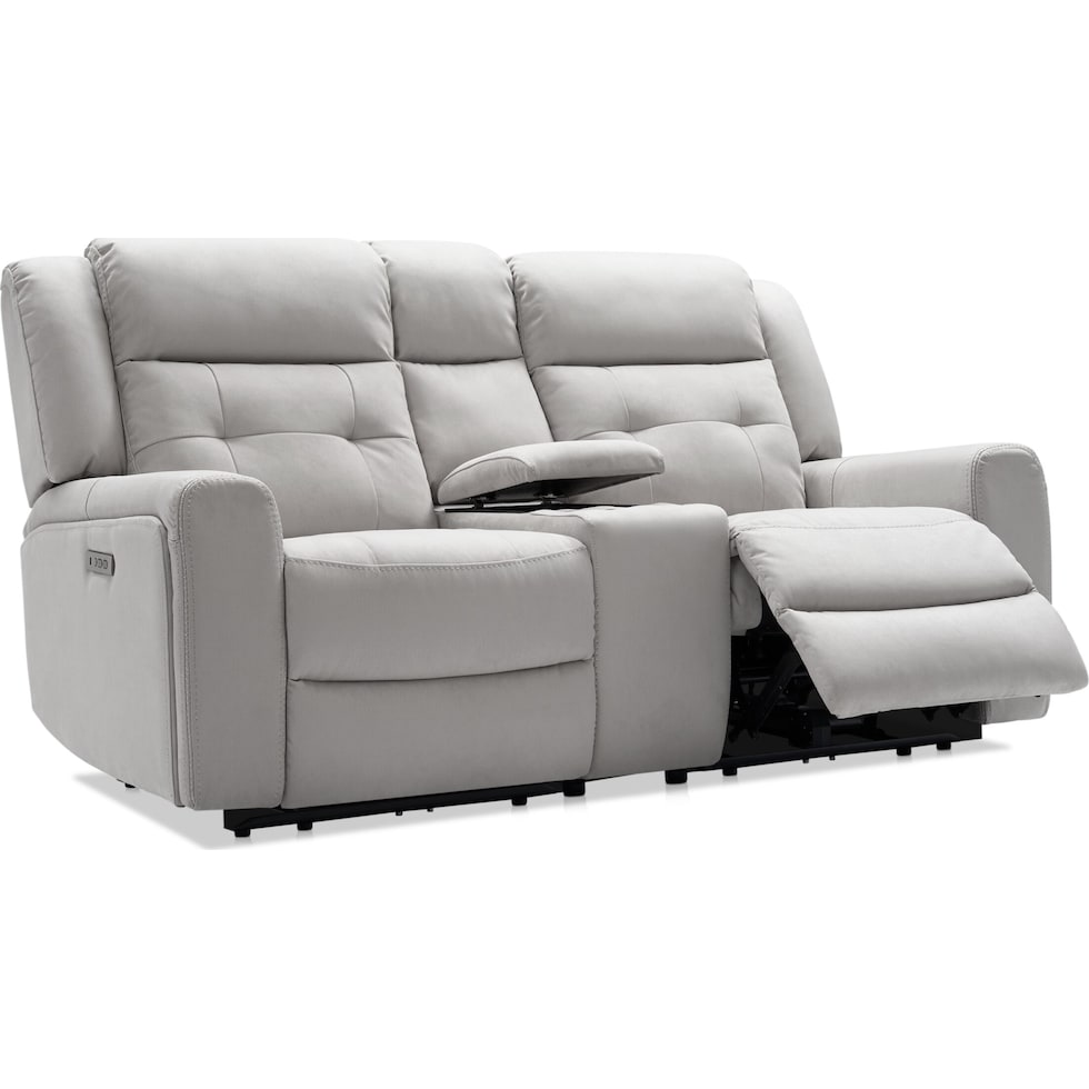 damen gray loveseat   