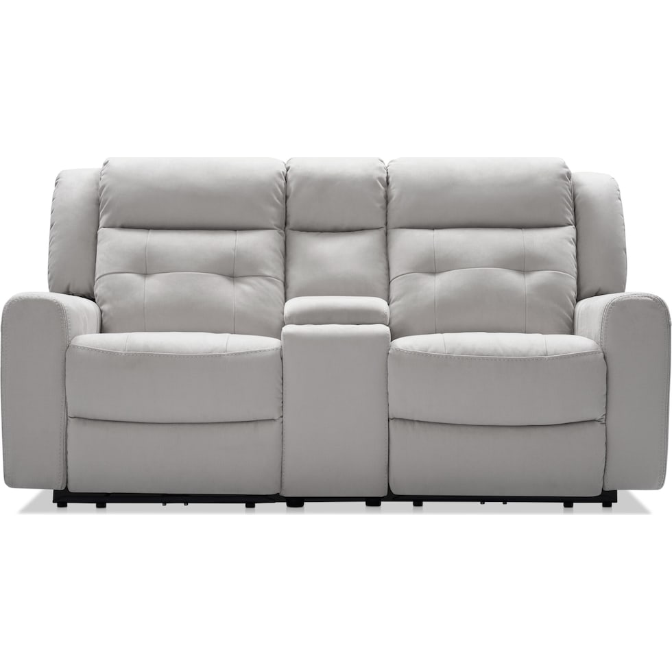 damen gray loveseat   