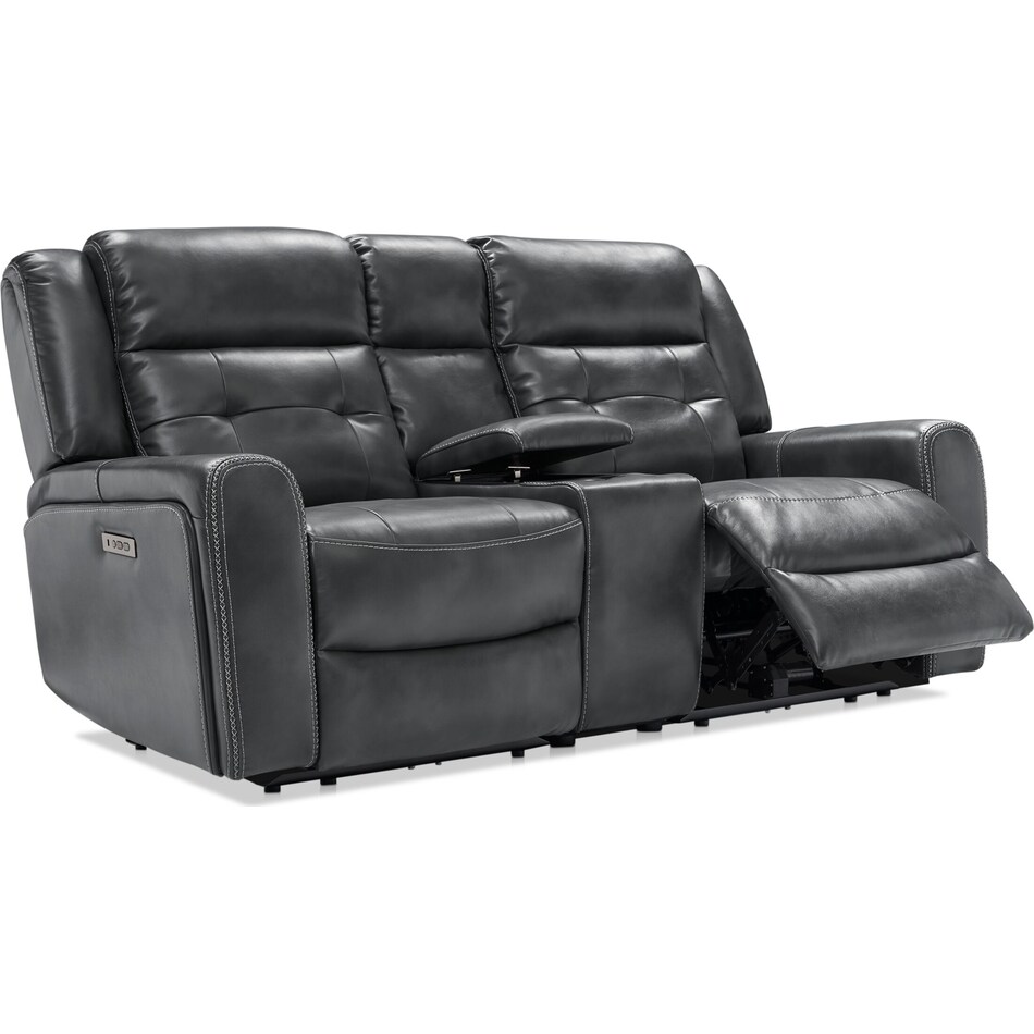 damen gray loveseat   