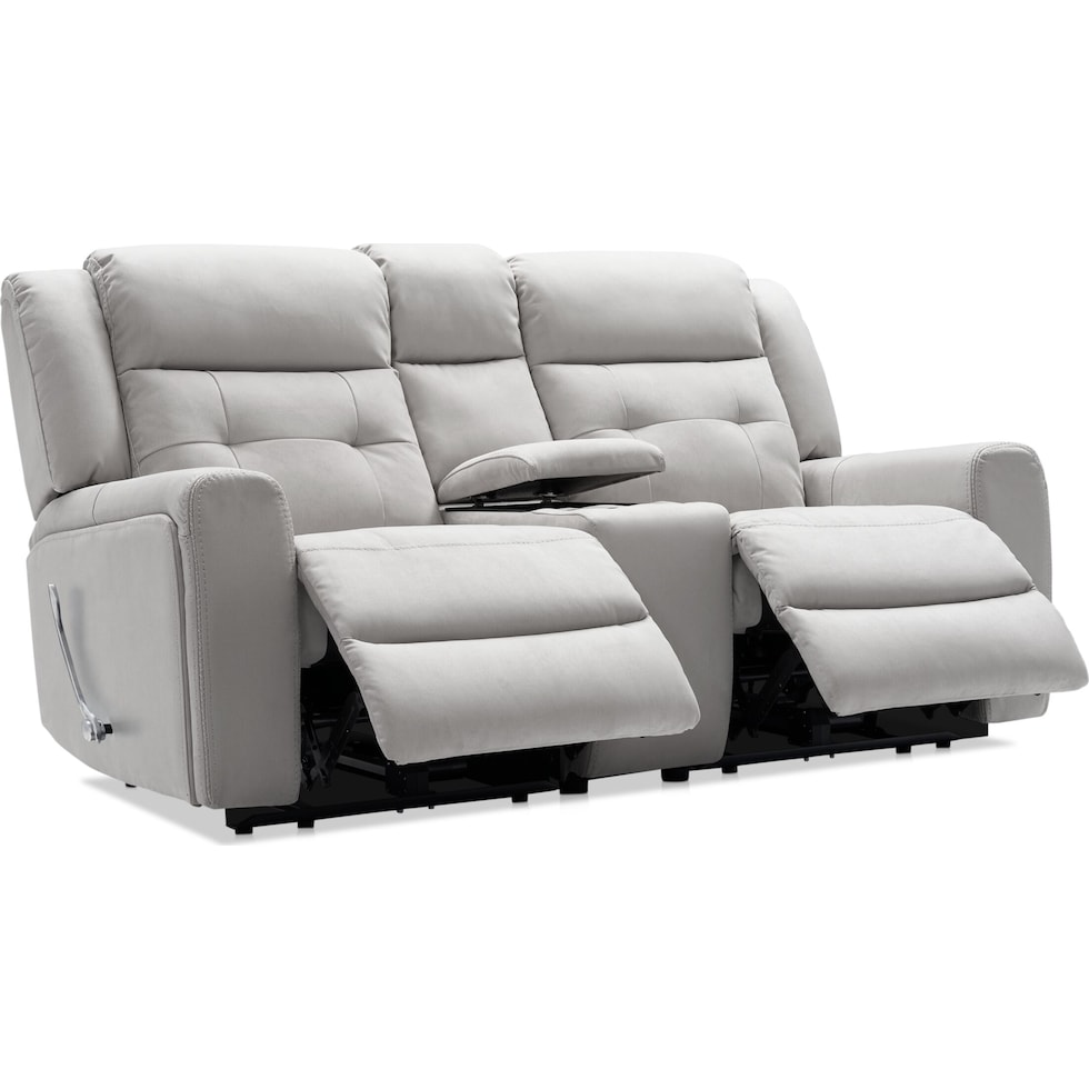 damen gray loveseat   