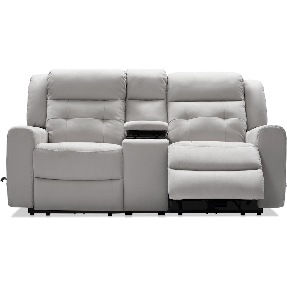 damen gray loveseat   