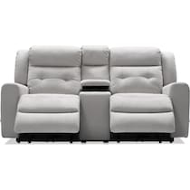 damen gray loveseat   