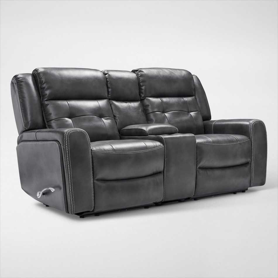 damen gray loveseat   