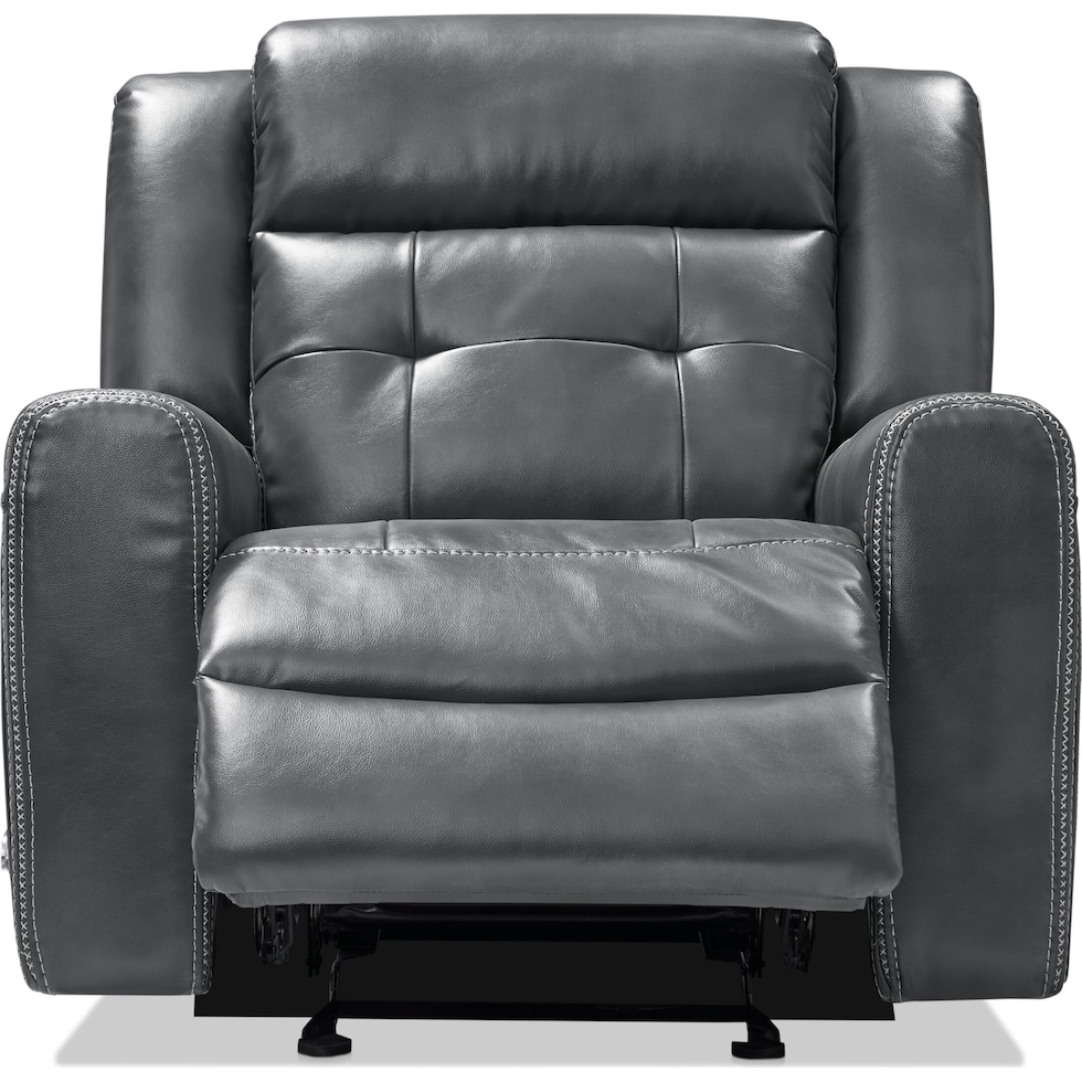 damen gray recliner   