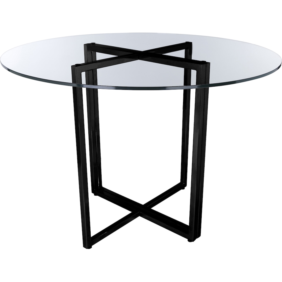 danika glass dining table   