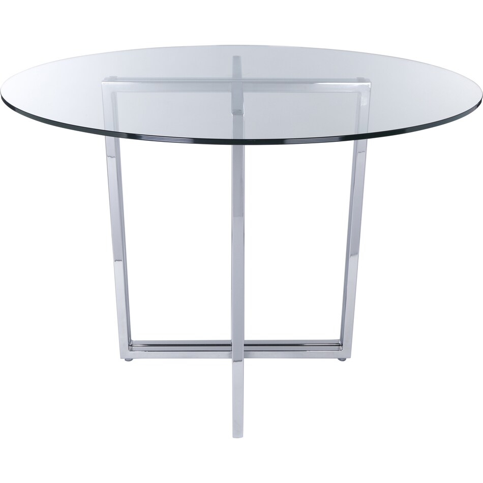 danika silver dining table   