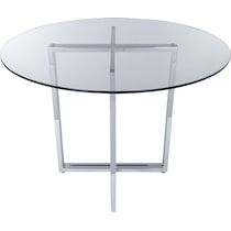 danika silver dining table   