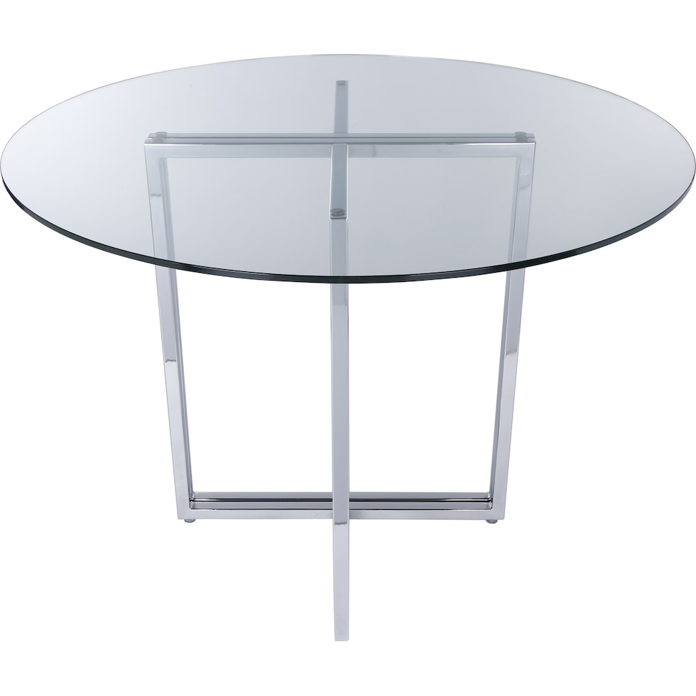 danika silver dining table   