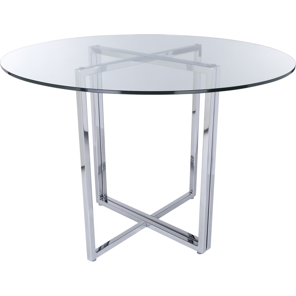 danika silver dining table   