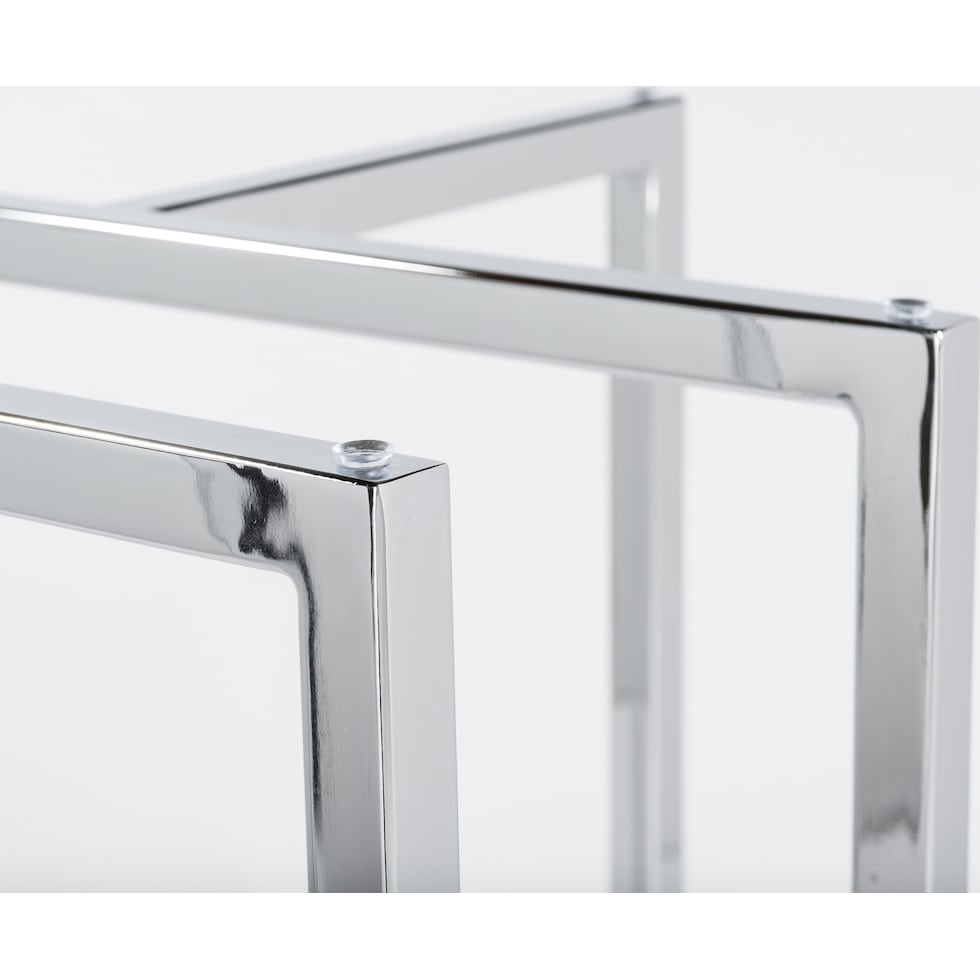 danika silver dining table   