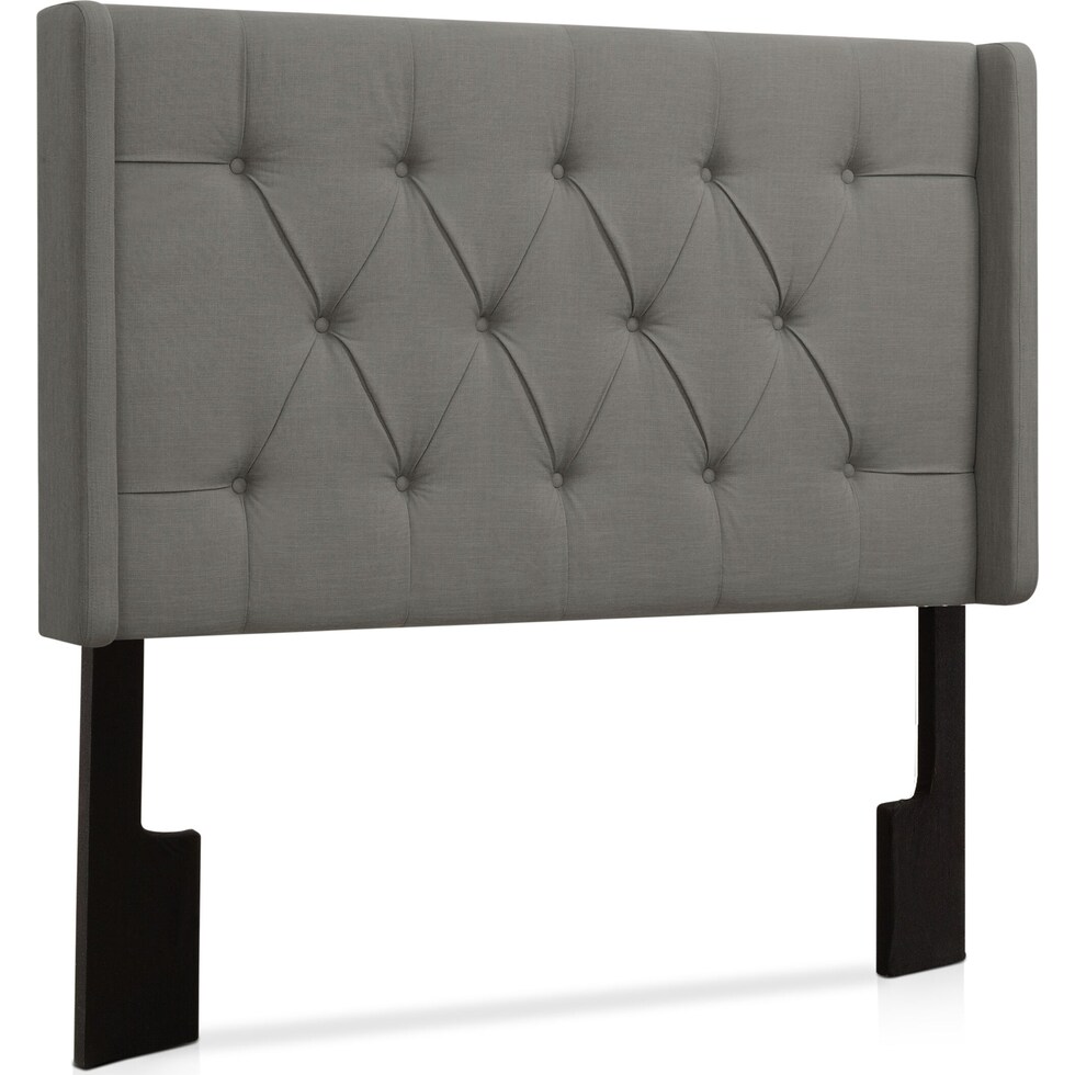 daphne gray king california king headboard   