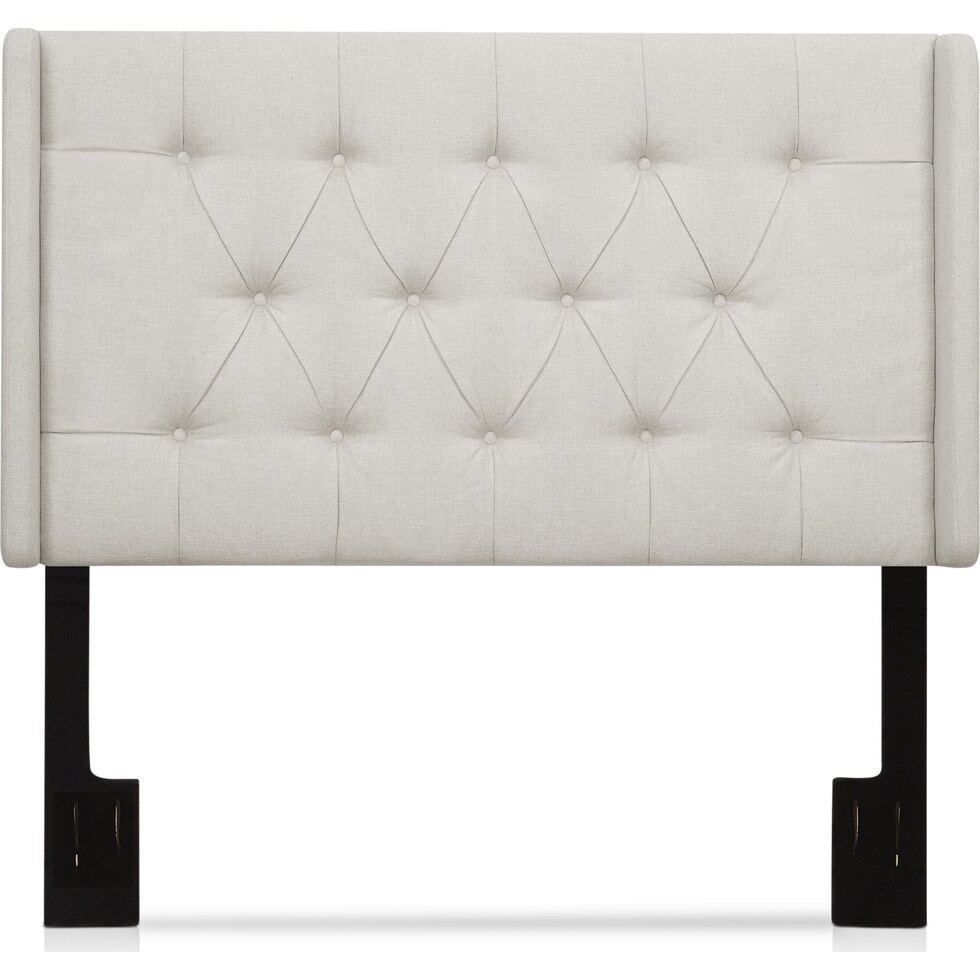 daphne white king california king headboard   