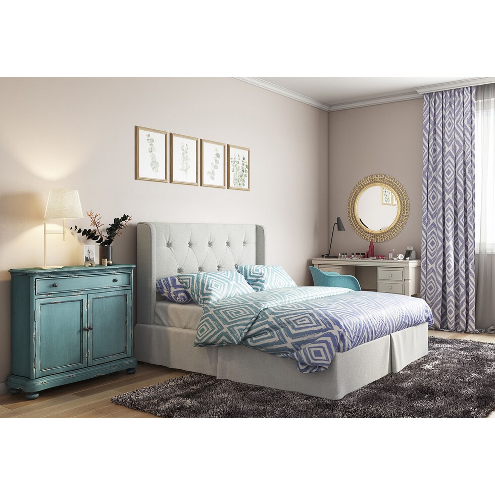 daphne white king california king headboard   