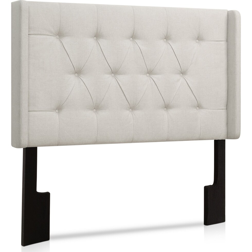 daphne white king california king headboard   