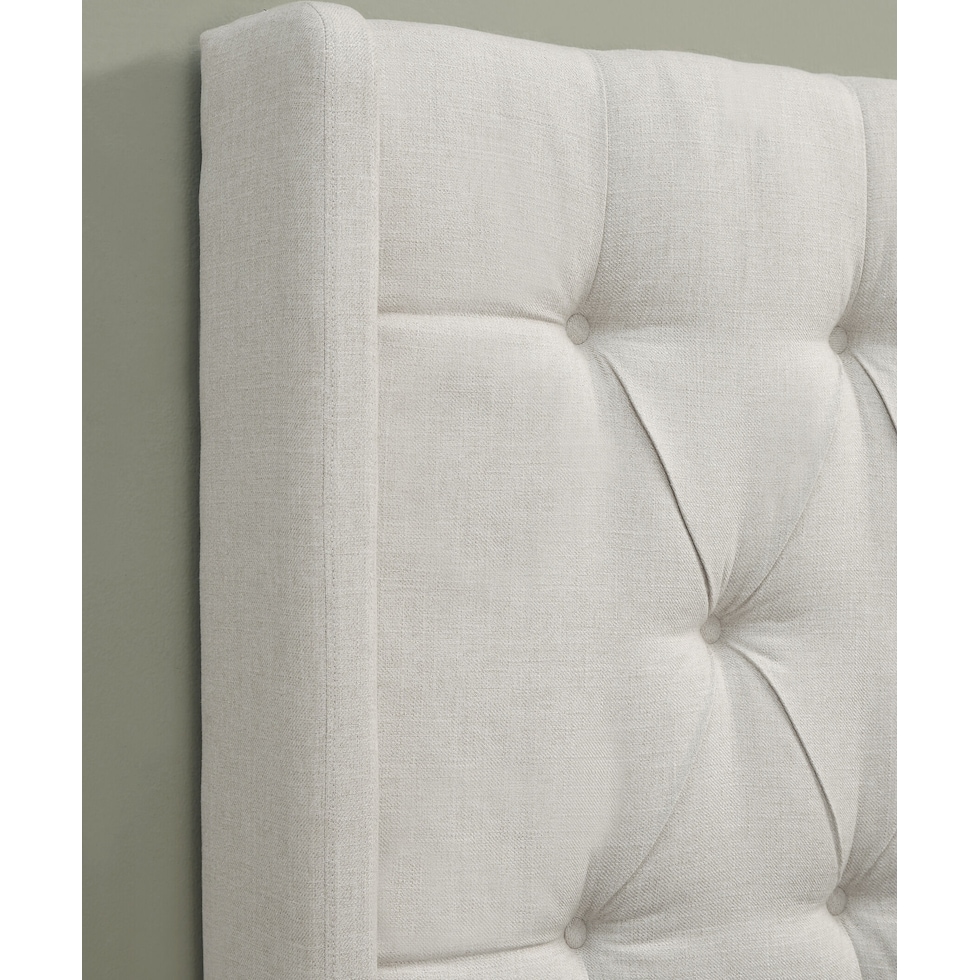 daphne white king california king headboard   