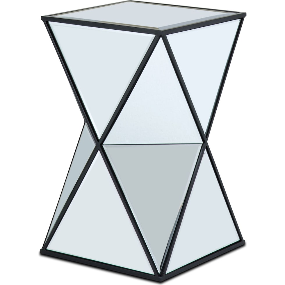 darcy black accent table   