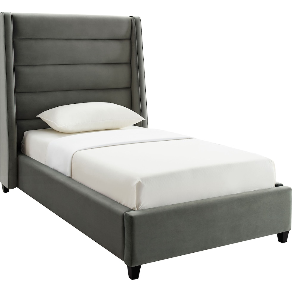 darcy gray twin bed   