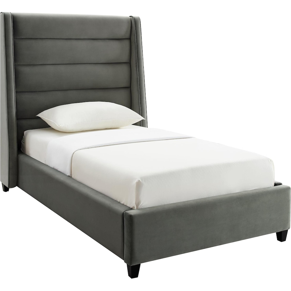 darcy gray twin bed   