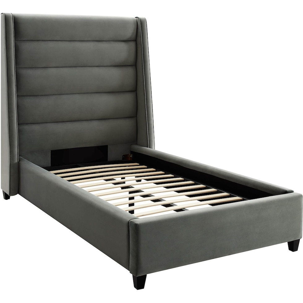 darcy gray twin bed   