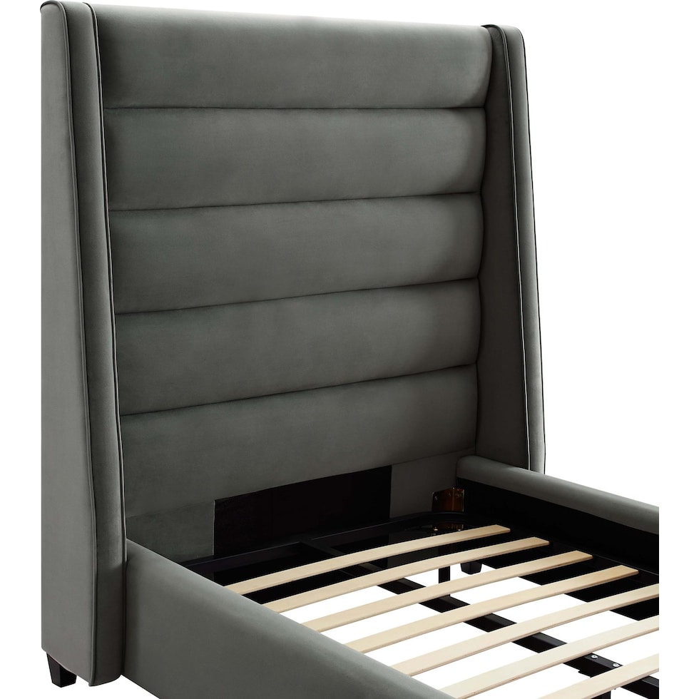 darcy gray twin bed   