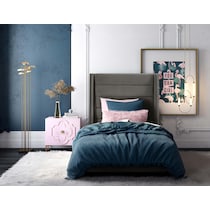 darcy gray twin bed   