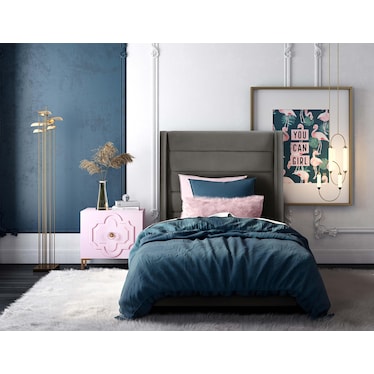 Darcy Upholstered Platform Bed