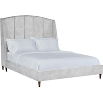 daria gray queen bed   