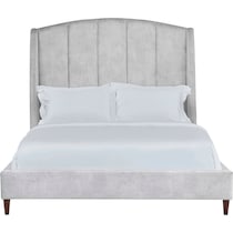 daria gray queen bed   