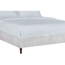 daria gray queen bed   