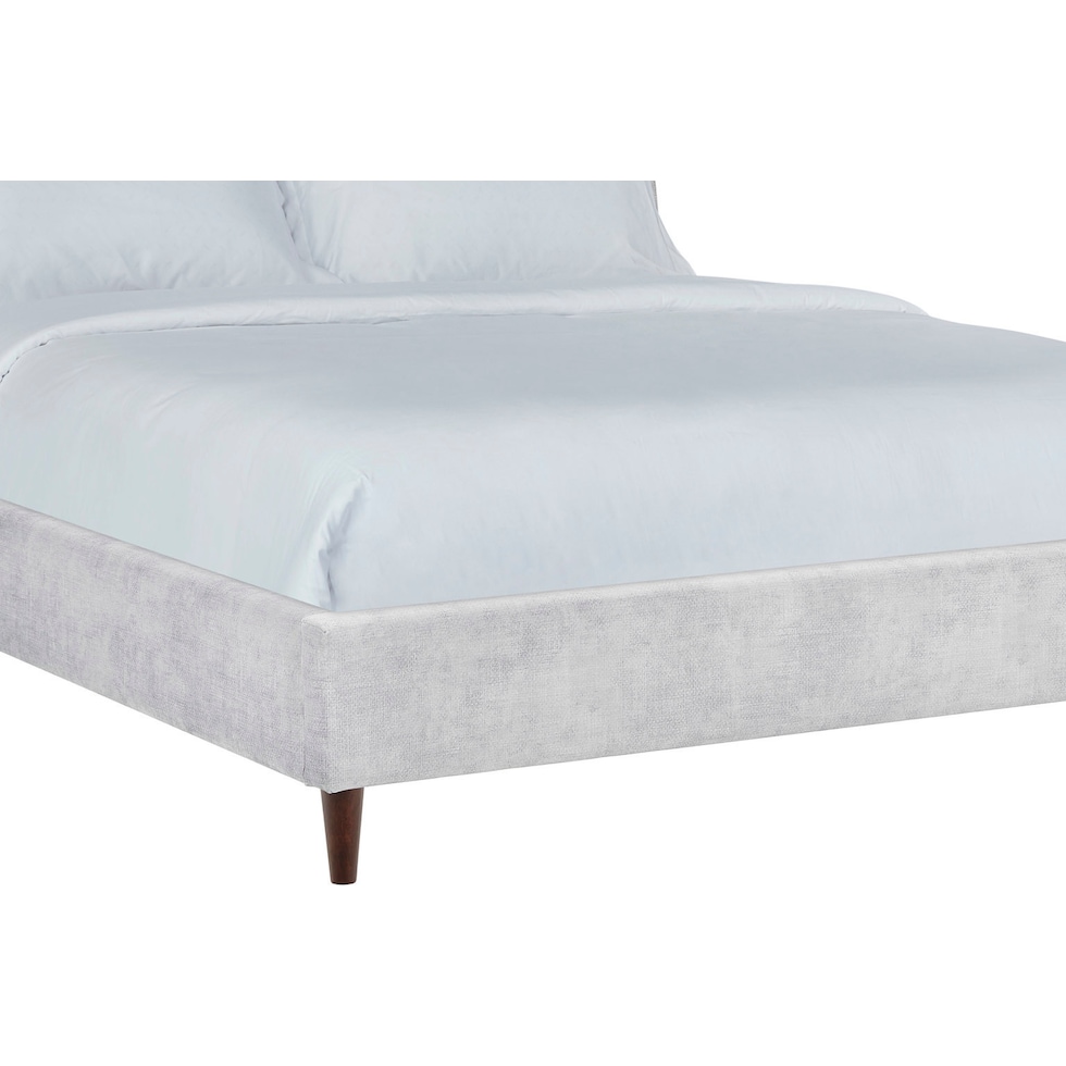 daria gray queen bed   