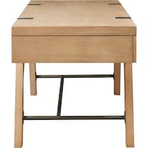 darien light brown desk   