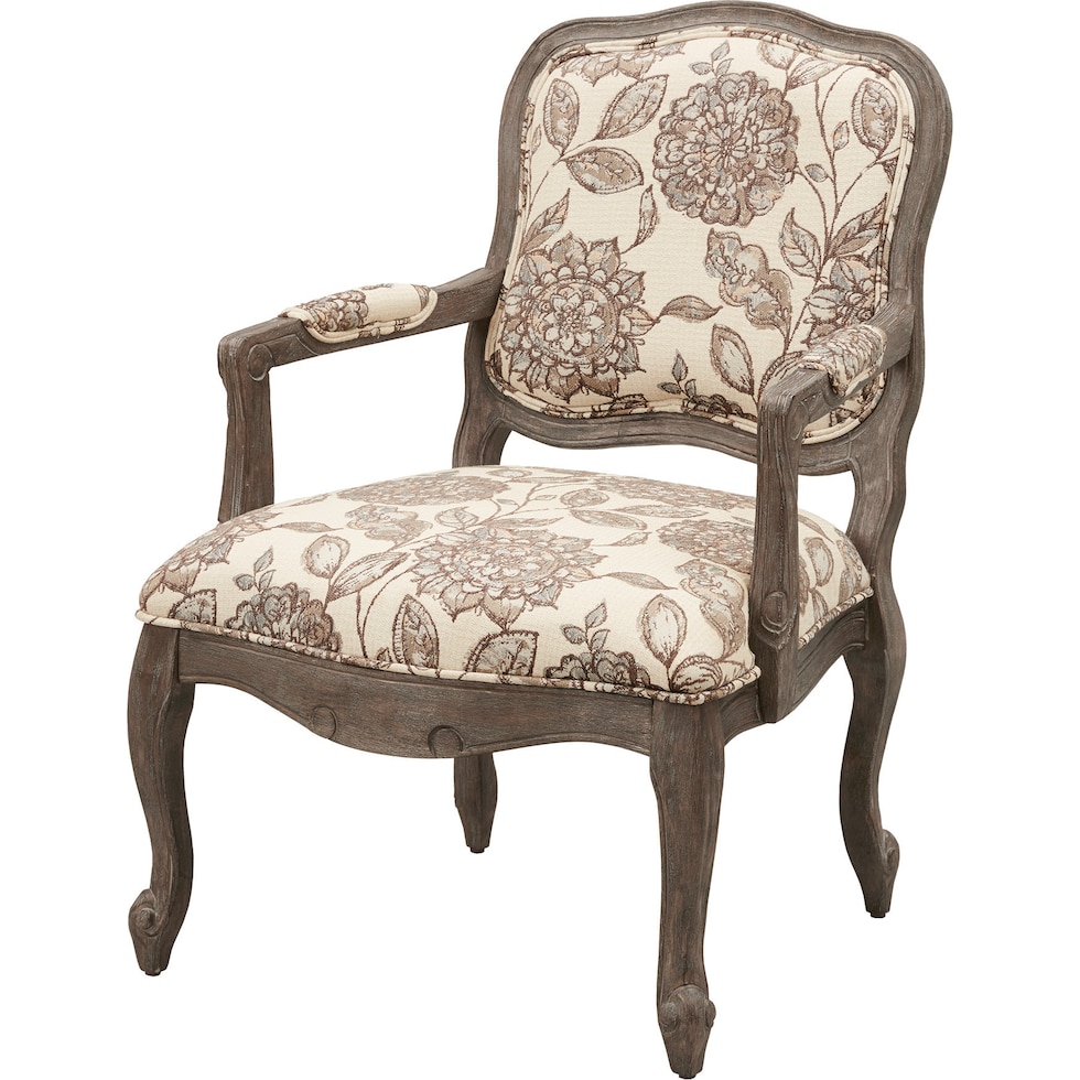 dark brown accent chair   