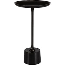 dark brown end table   
