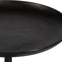 dark brown end table   