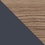 dark brown navy blue swatch  