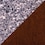 dark brown swatch  