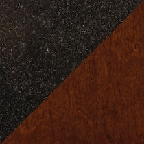 dark brown swatch  