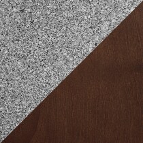 dark brown swatch  